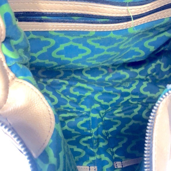 orYANY Adele brown  color block pebbled large leather shoulder handbag. - Picture 12 of 15